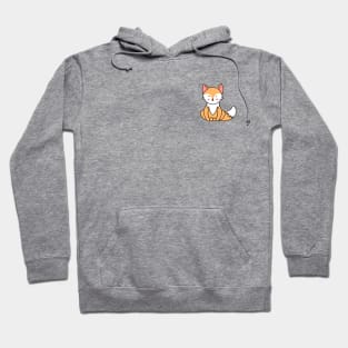 Cute yoga fox Hoodie